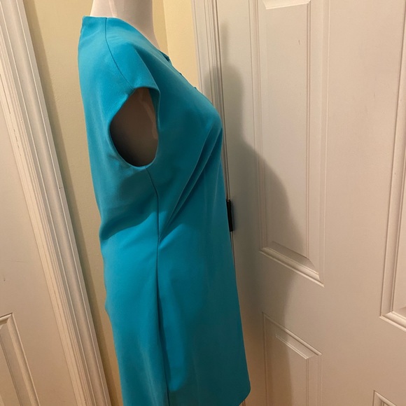 Alexia Admore Blue Lace Up Cap Sleeve Mini Dress M - Picture 7 of 12